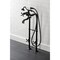 Kingston Brass CCK226K5 Freestanding Clawfoot Tub Faucet Package with Supply Line, Oil Rubbed Bronze CCK226K5 - alternate 4